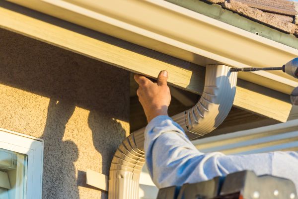 Aluminum Rain Gutter Service in League City